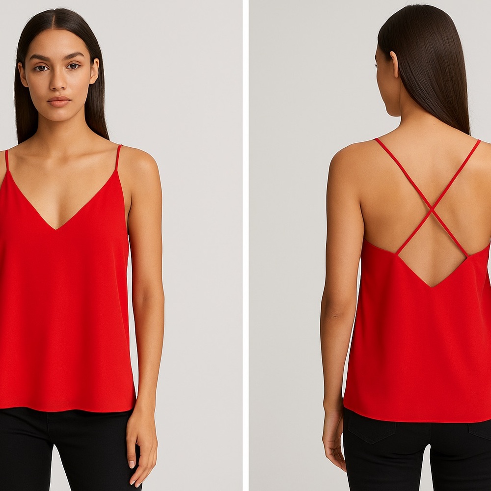 H&M Vibrant Red Camisole Top